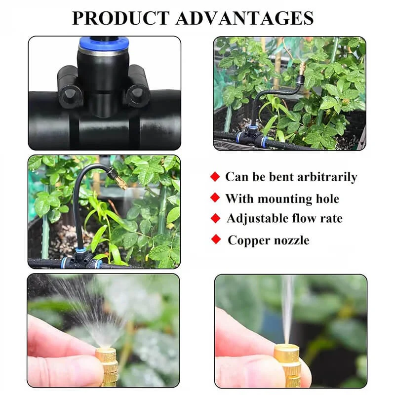 Drip Irrigation Kit with 360 degree Flexible Hose - Image 7