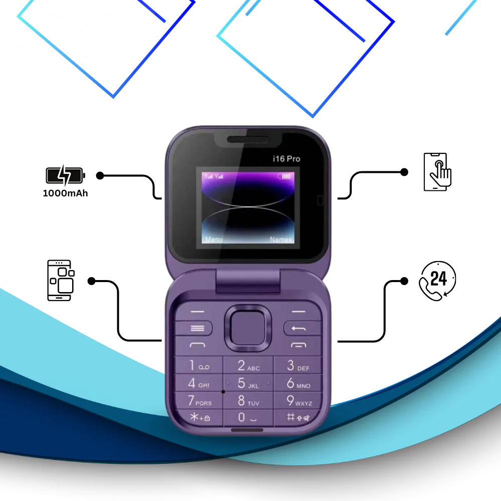 Dual Sim Small Folding Cell Phone - Image 6
