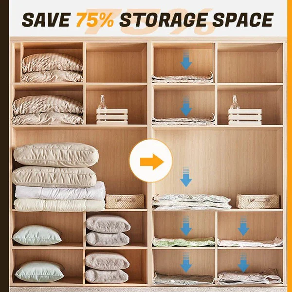 Durable Electric Vacuum Compression Bag - 75% More Storage! - Image 3