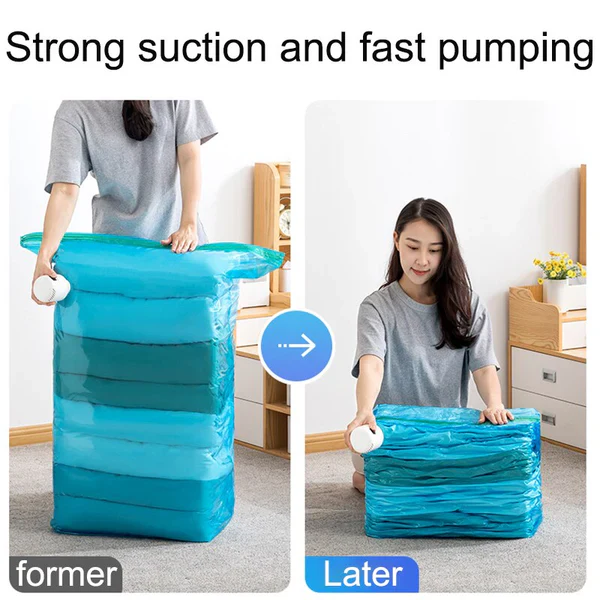 Durable Electric Vacuum Compression Bag - 75% More Storage! - Image 6