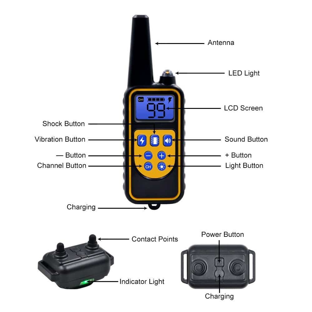Electric dog training collar 800M Range - Image 5