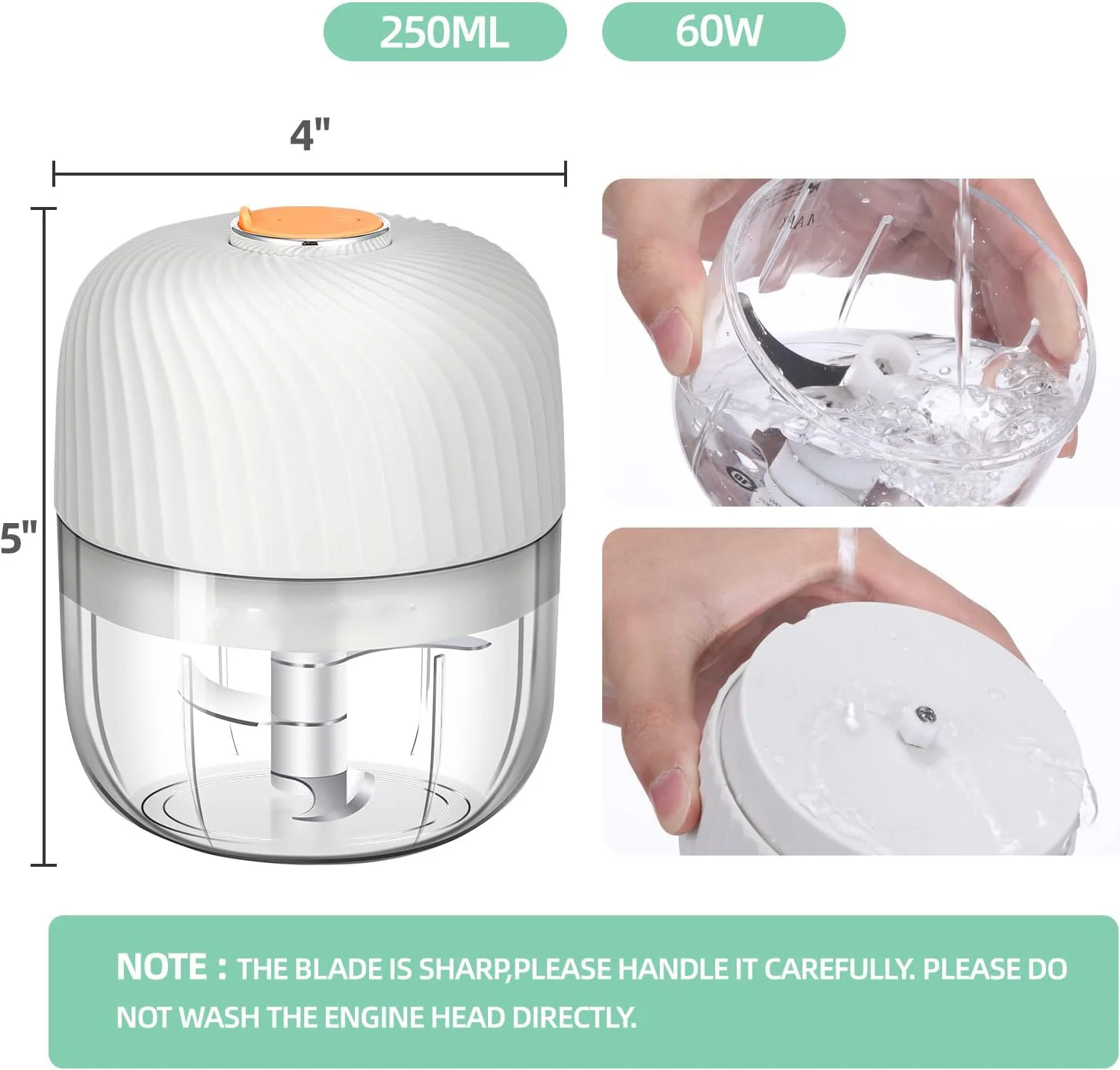 Electric Garlic Onion chili Chopper - Image 6