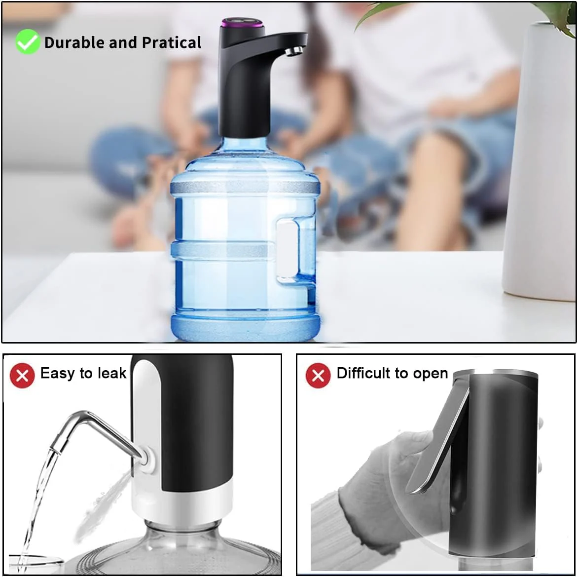Electric Water Bottle Pump Dispenser - Image 2