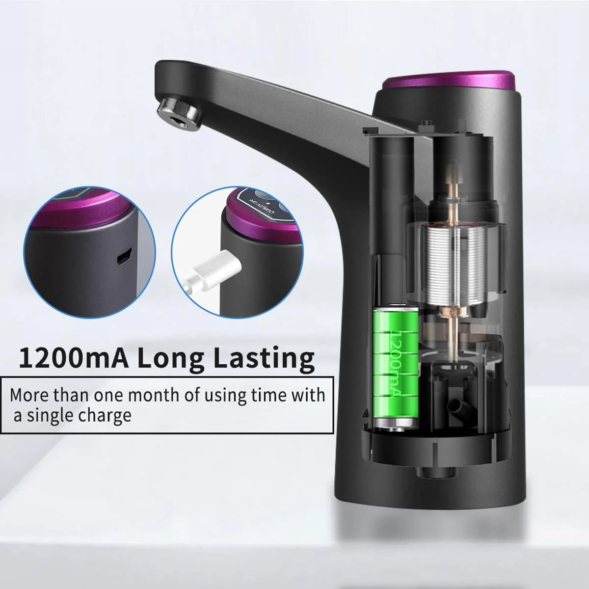 Electric Water Bottle Pump Dispenser - Image 4
