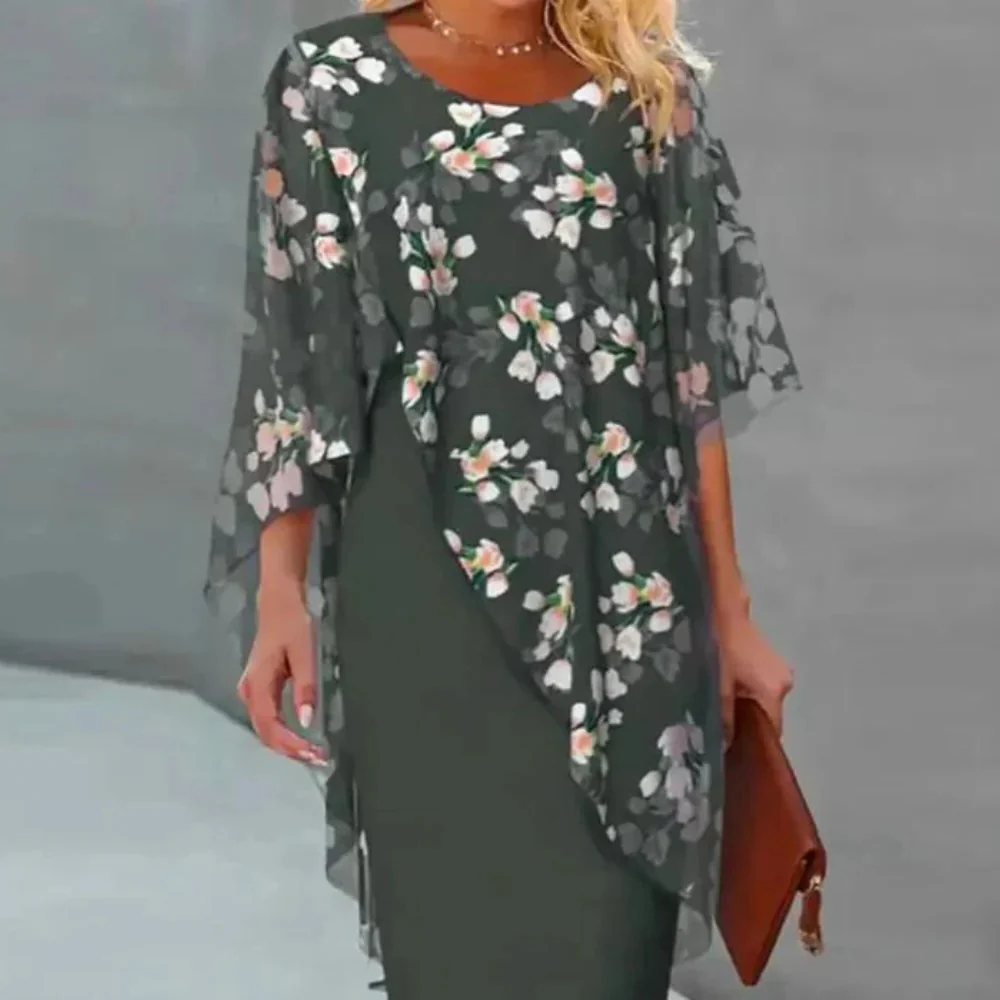 Elegant Floral Dress For Women - Image 3
