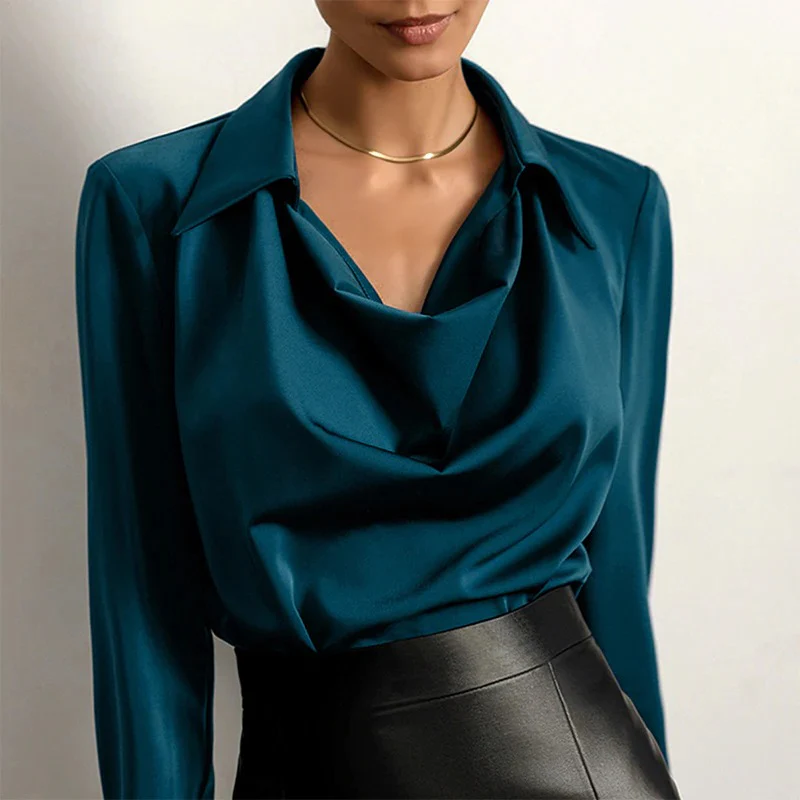 Elegant Silk Blouse For Women - Image 2
