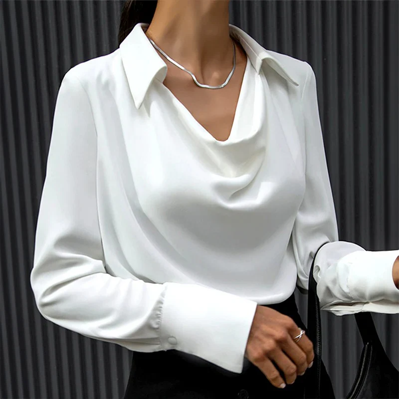Elegant Silk Blouse For Women - Image 3