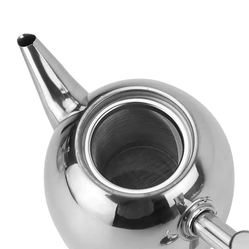 Elegant stainless steel teapot - Image 2