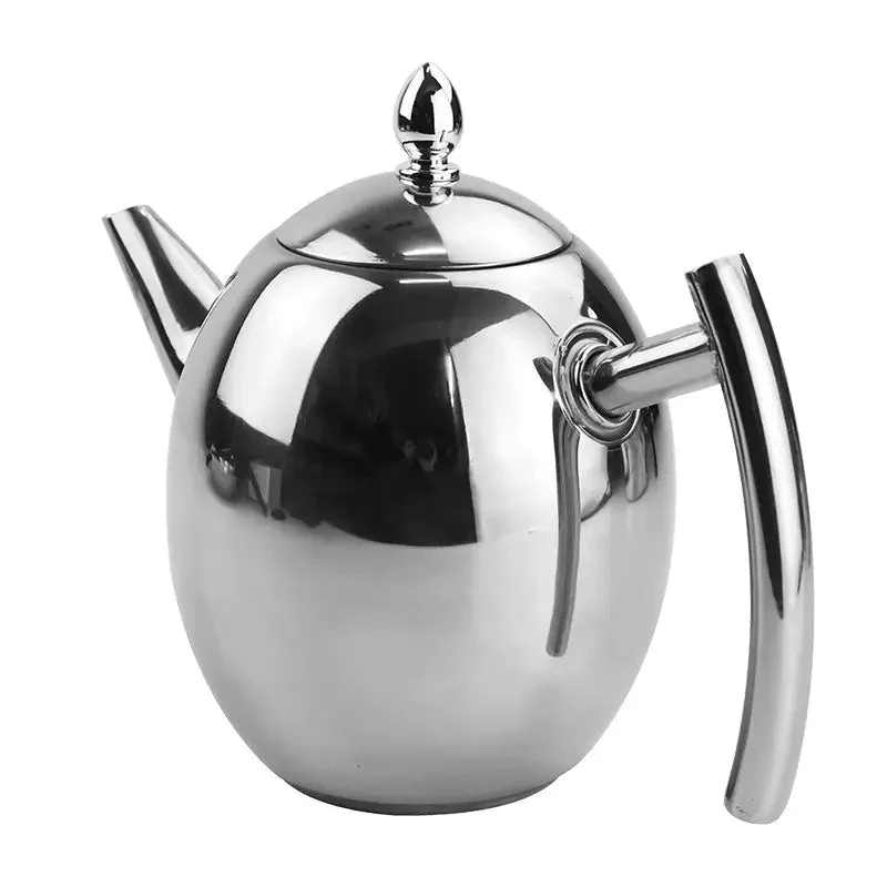 Elegant stainless steel teapot - Image 3
