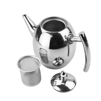 Elegant stainless steel teapot - Image 4