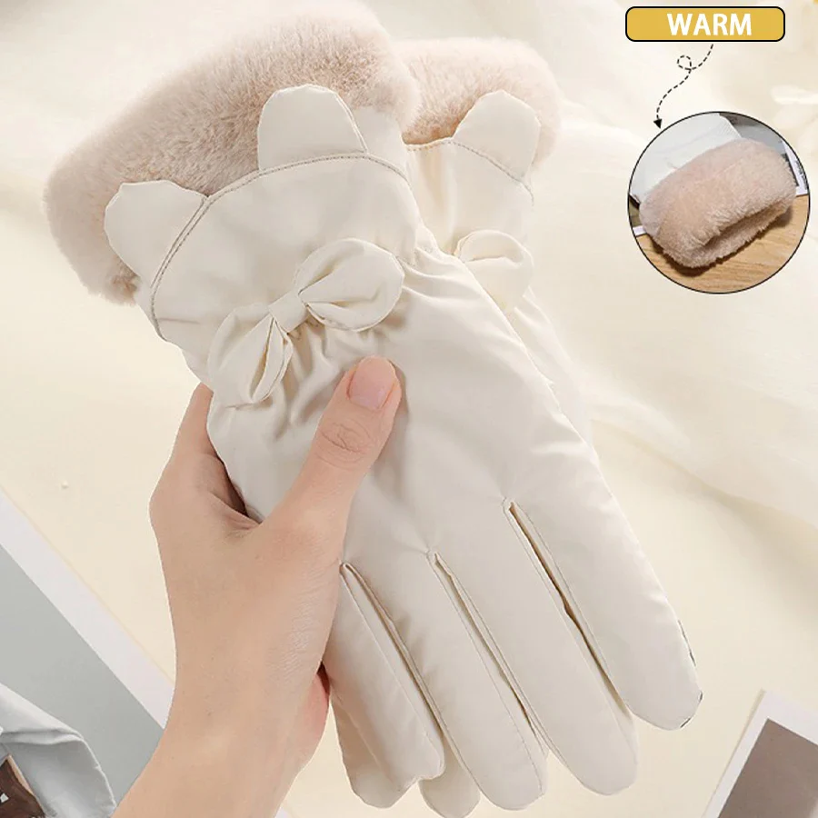 Elegant Touchscreen Winter Gloves for Women - Image 2
