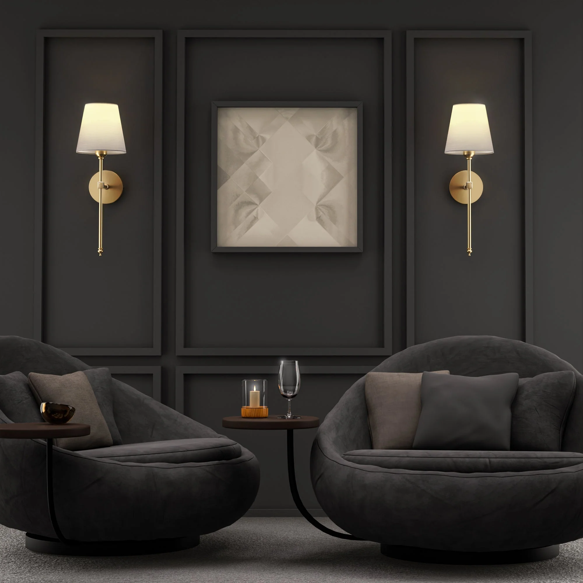 Elegant Wireless Wall Sconces - Image 2