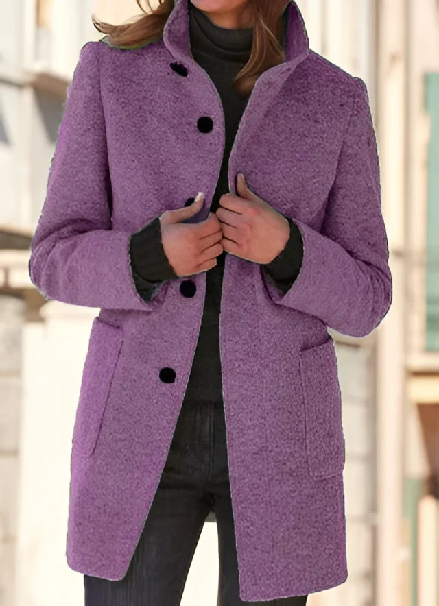 Elegant wool coat - Image 6