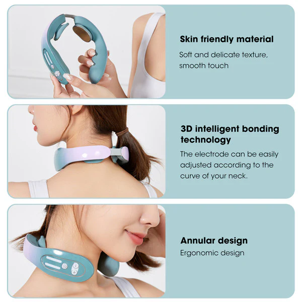 EMS Neck Acupoints Lymphvity Massager Device - Image 4