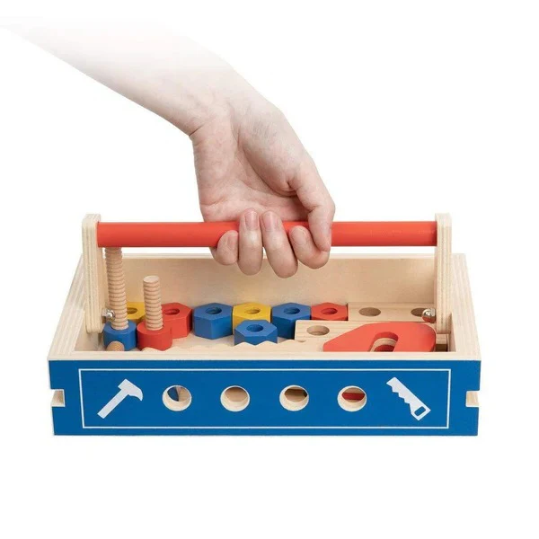 Exclusive Kids Pretend Play Realistic Work Tool Bench Toy - Image 4