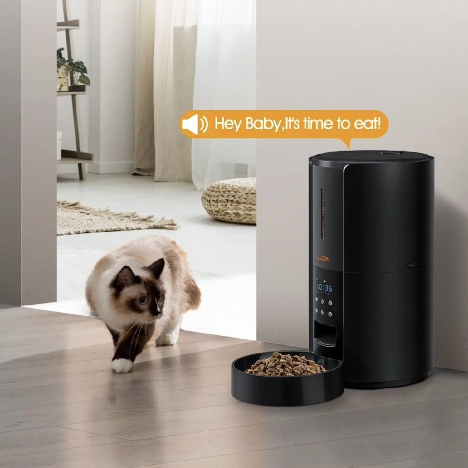 Exclusive Large Automatic Dog Cat Time Pet Food Feeder Dispenser - Image 5