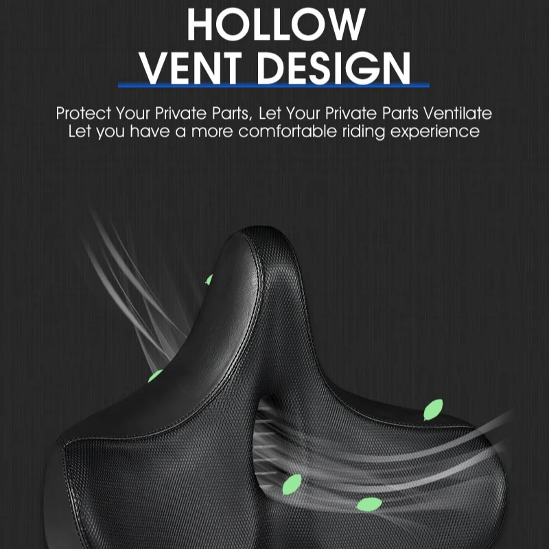 Extra Large Bike Seat With Comfortable Thick Foam and Waterproof - Image 4