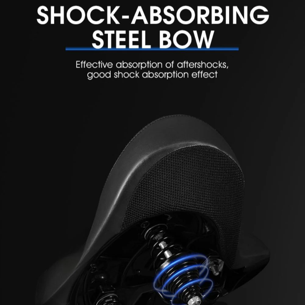 Extra Large Bike Seat With Comfortable Thick Foam and Waterproof - Image 6