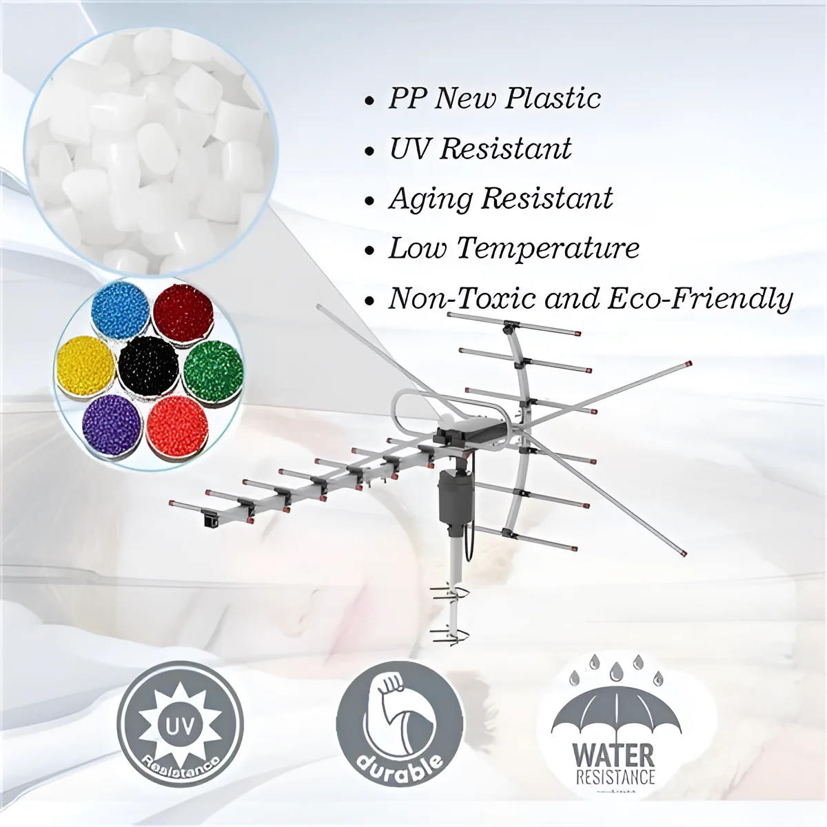 Extra Range 2025 Digital Outdoor HD TV Antenna with Full 360 Directional Motor Free HD Channels - Image 7