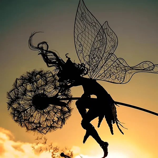 Fairy Steel Garden Sculptures - Image 4