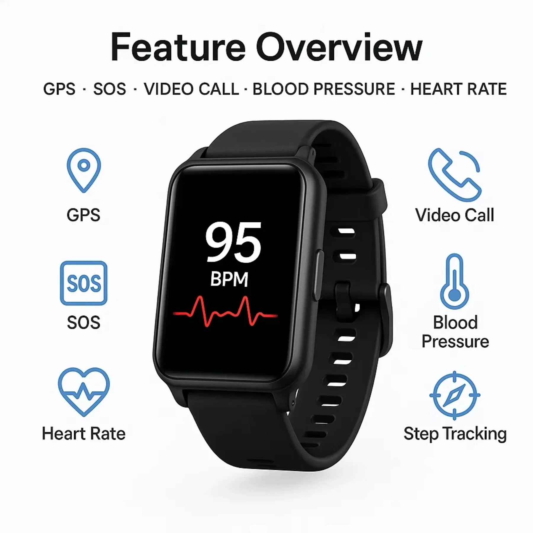 Fall Detection Smartwatch for Seniors - Image 6