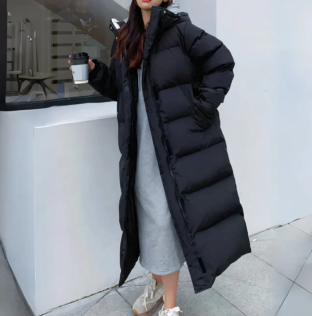 Fashionable and windproof long jacket - Image 3