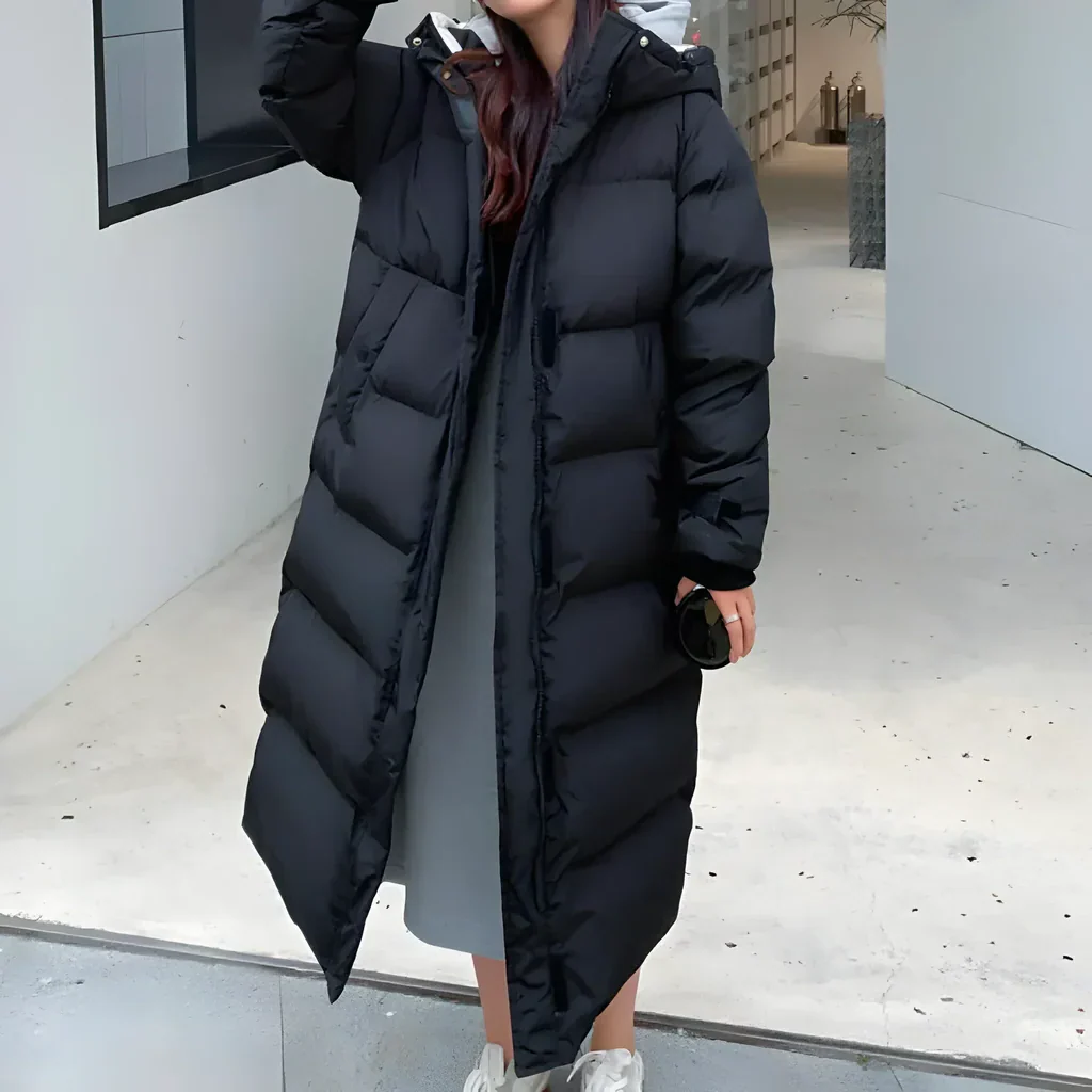 Fashionable and windproof long jacket - Image 4