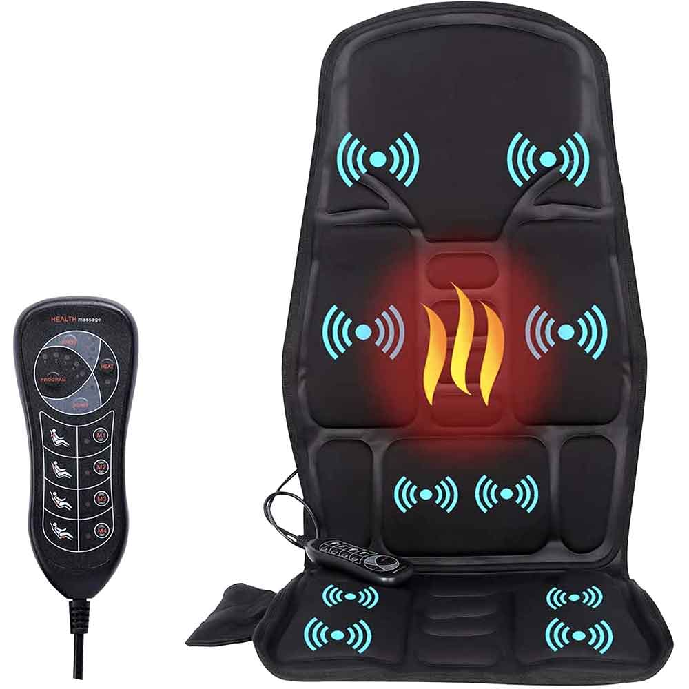 Fashionable Massage Chair Cushion With Heated Neck Pillow - Image 2