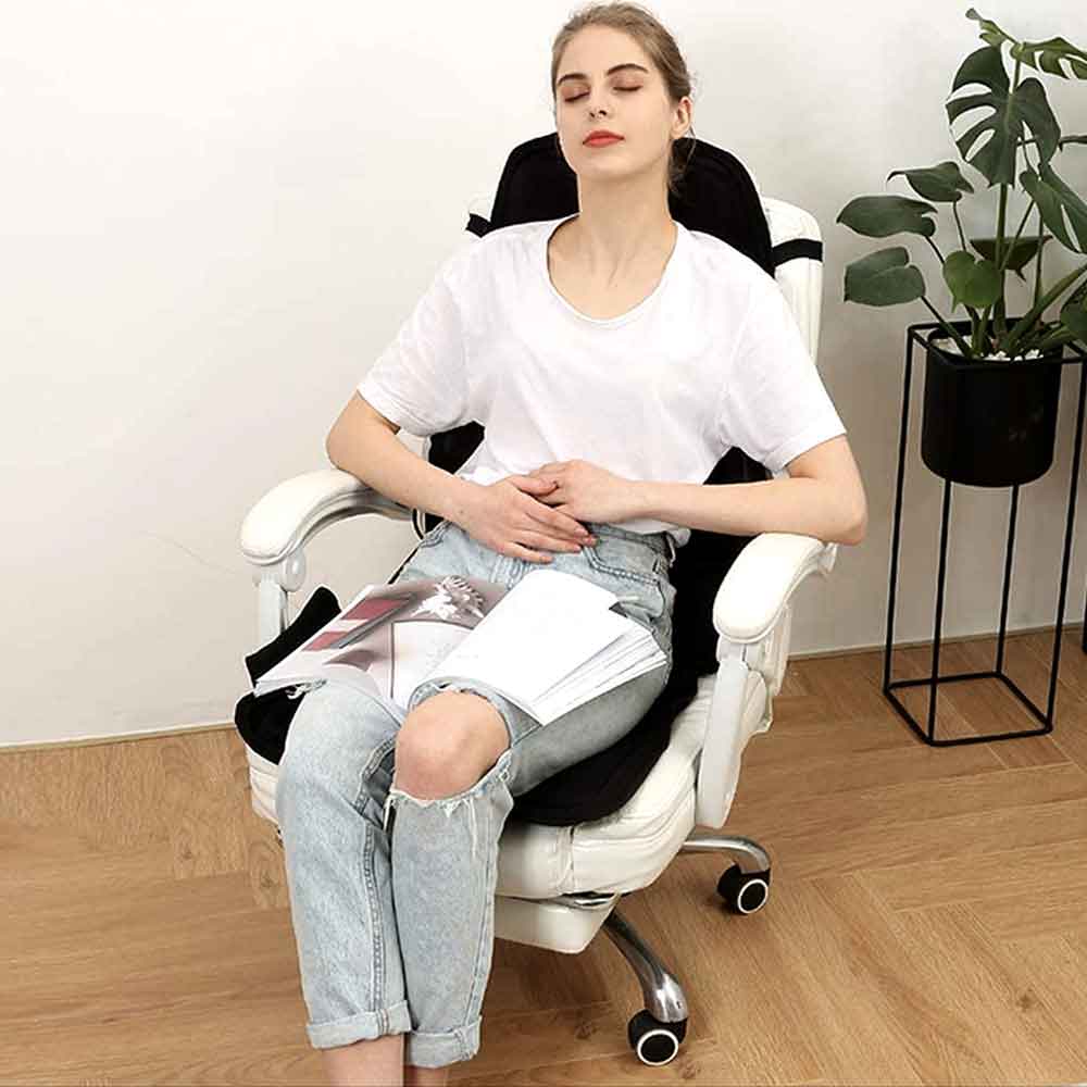 Fashionable Massage Chair Cushion With Heated Neck Pillow - Image 3