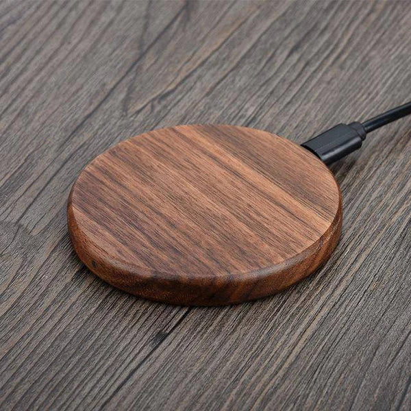 Fast Charging Wireless Charger (Wood) - Image 2