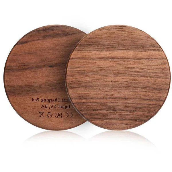 Fast Charging Wireless Charger (Wood) - Image 3
