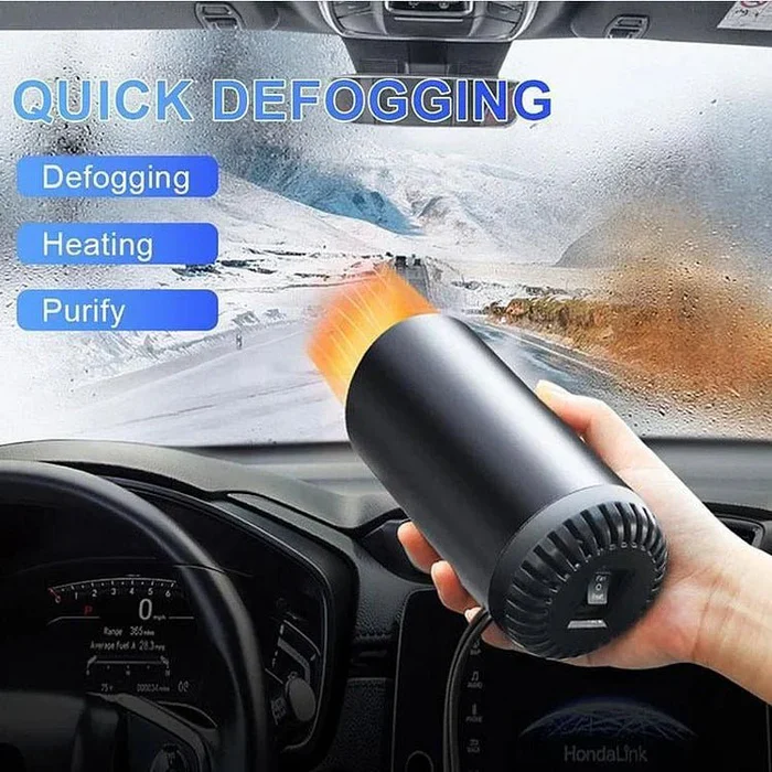 Fast Heating Cup Shape Car Warm Air Blower - Fast Heating & Cooling Adjustable 360 Degree Rotatable Plug and Use for Car, SUV , RV and Truck - Image 4