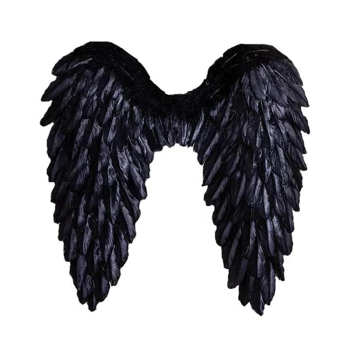 Feathered Angel Wings Costume - Image 2