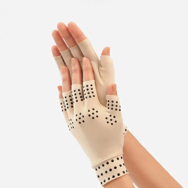 Fingerless Magnetic Compression Gloves for Arthritis - Image 2