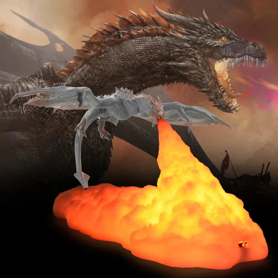Fire-Breathing Dragon Lamp - Image 2
