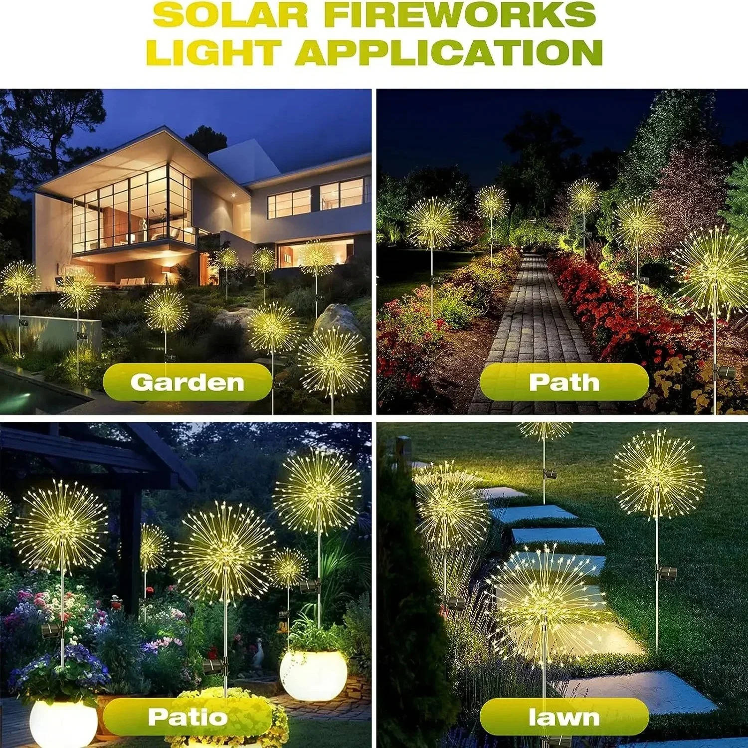 Firework Lights Outdoor Garden Decorations - Image 2