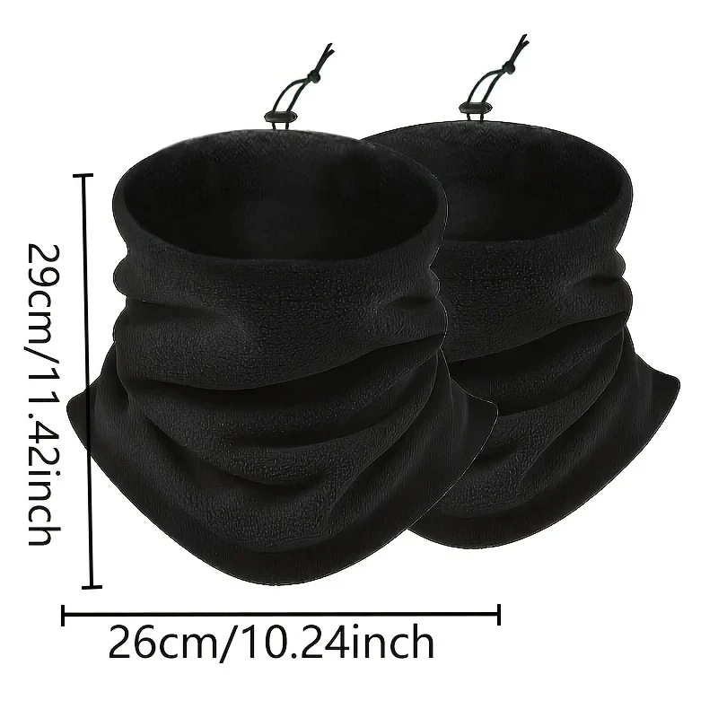 Fleece Balaclava Face Mask Neck Warmer - Image 6