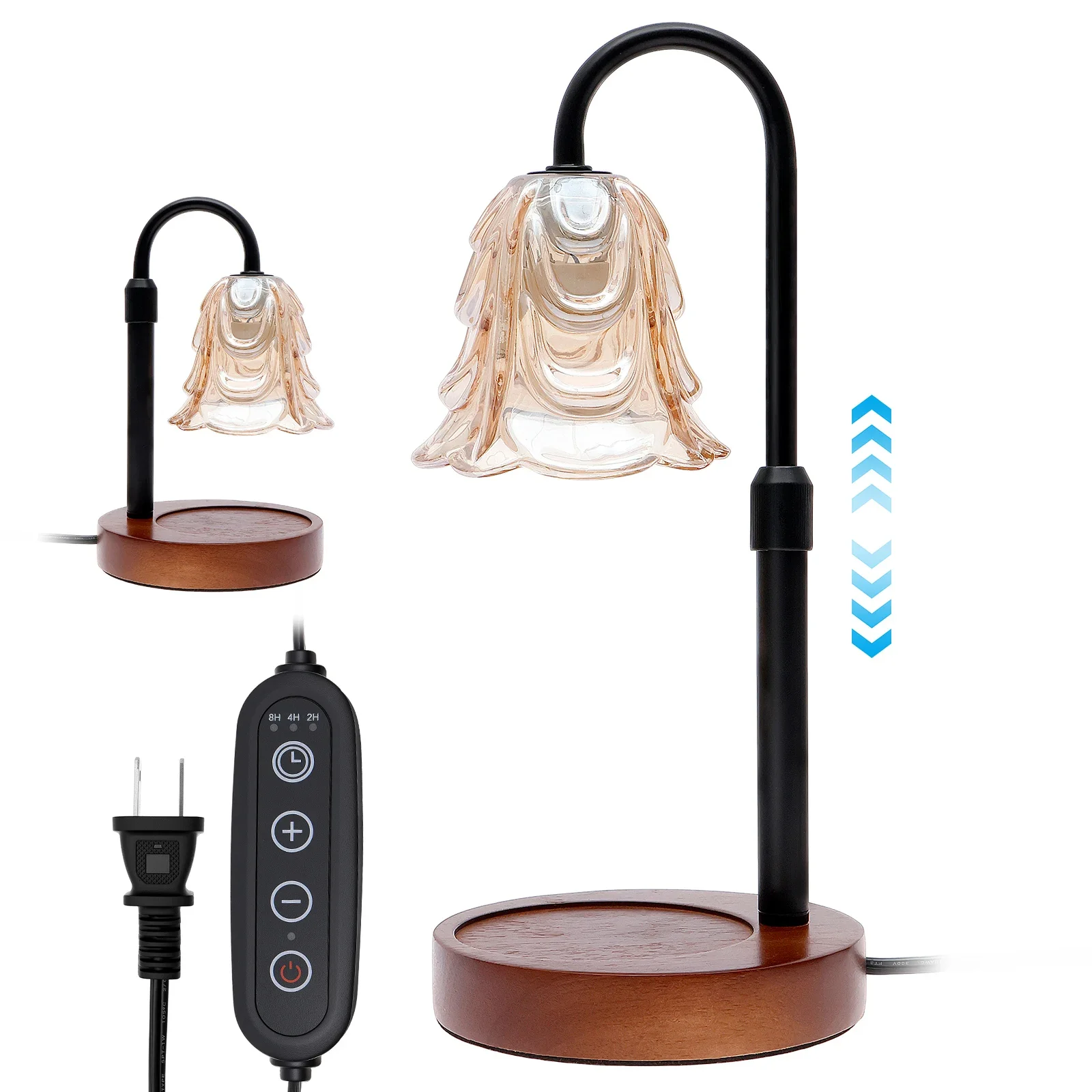 Flower Dimmable Candle Warmer Lamp - Image 3