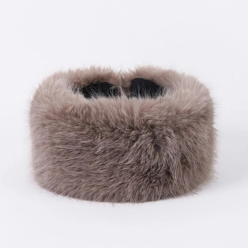 Fluffy Faux Fur Headband for Women - Image 7