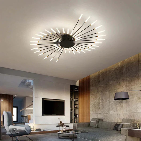 Flush Mount Ceiling Light Fireworks | Living Room/Bedroom - Image 4