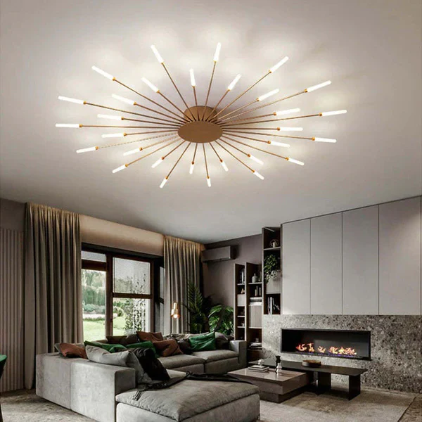 Flush Mount Ceiling Light Fireworks | Living Room/Bedroom - Image 5