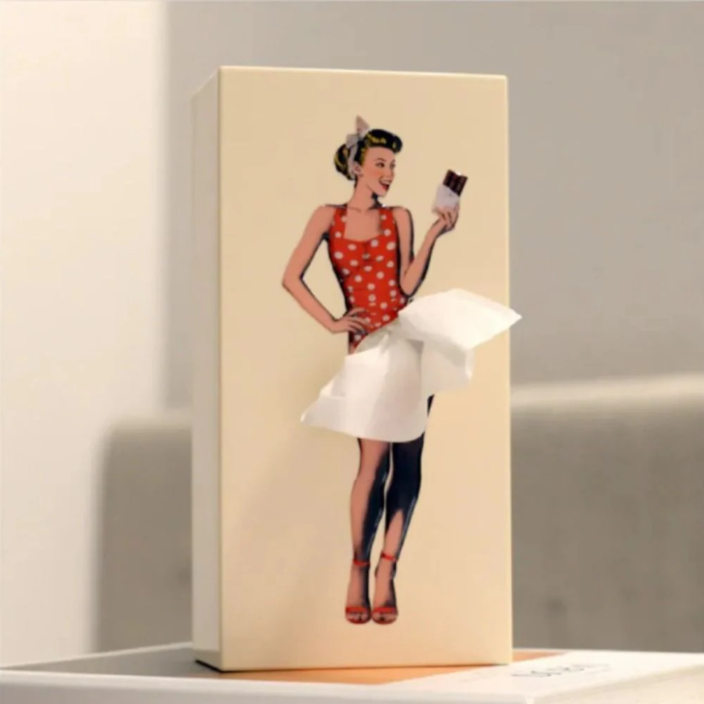 Flying Skirt Tissue Box - Image 5