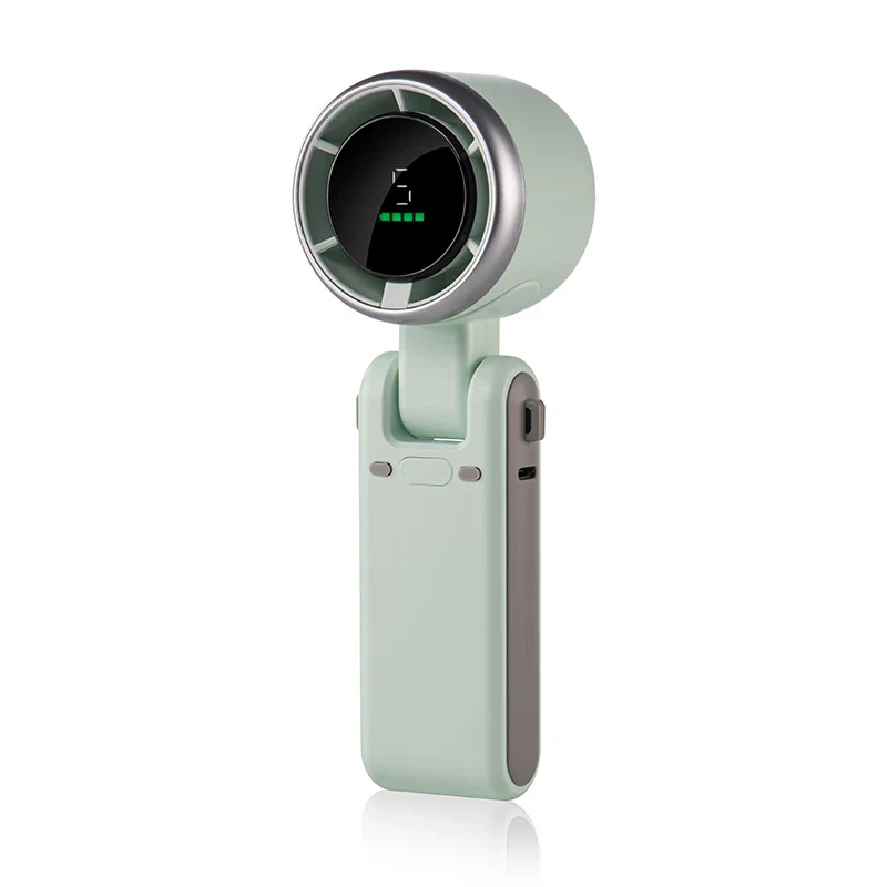 Foldable Handheld Turbo Fan with Digital Display - Image 6