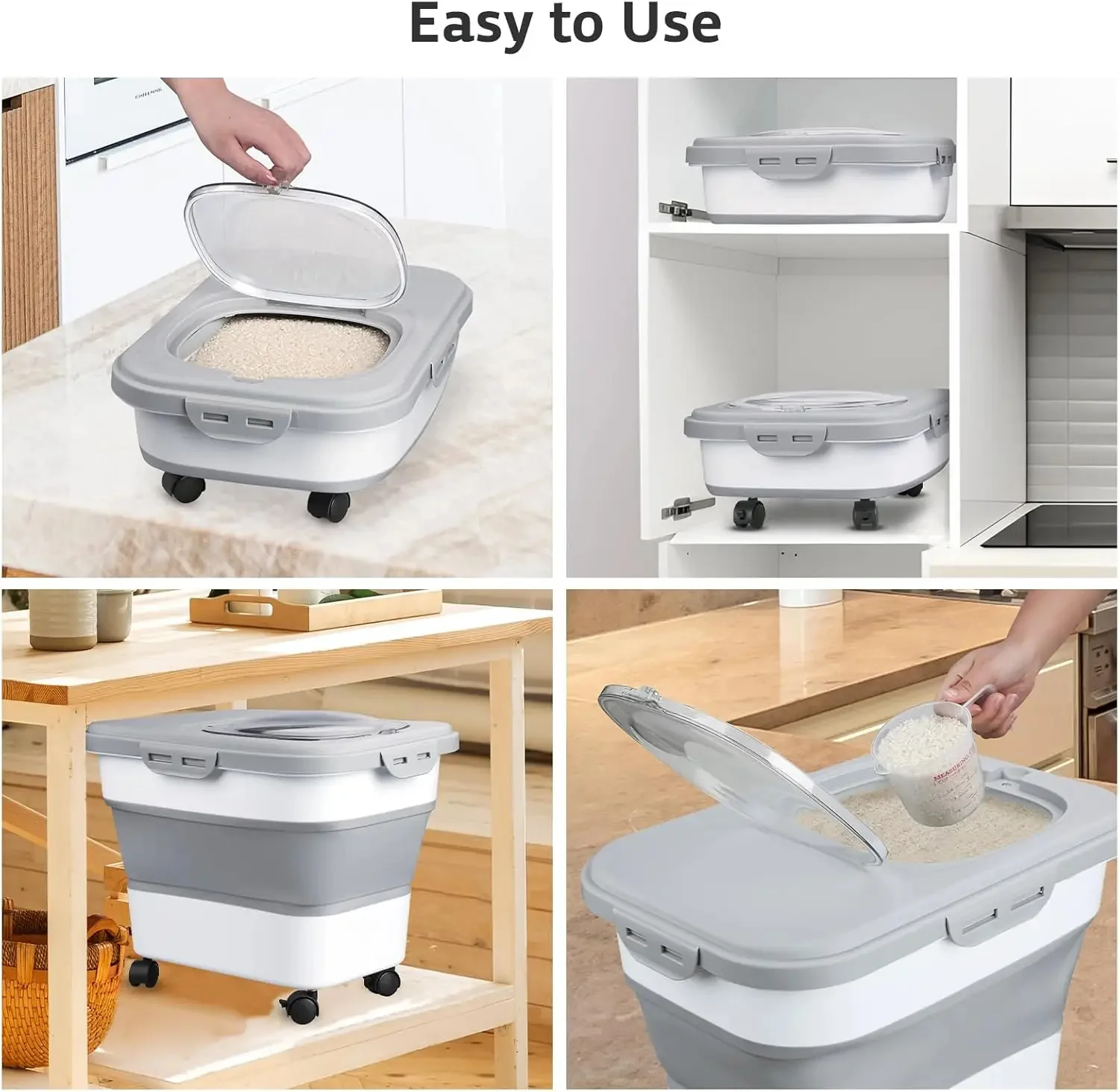 Foldable Large Capacity Food Storage - Image 3