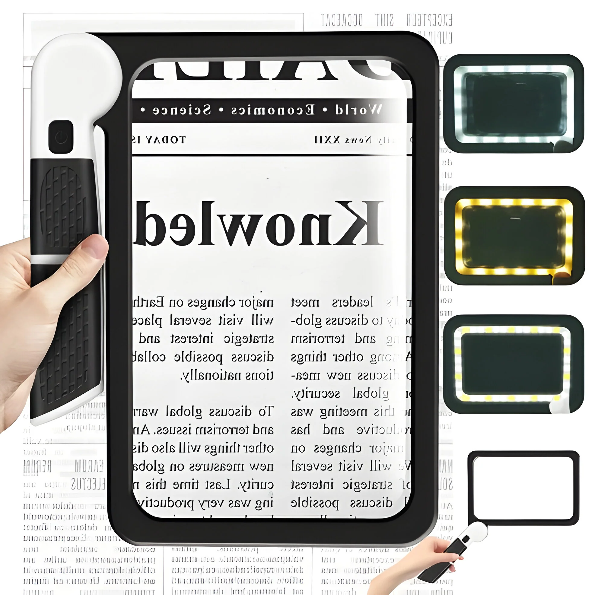 Foldable LED Magnifying Glass - Image 4