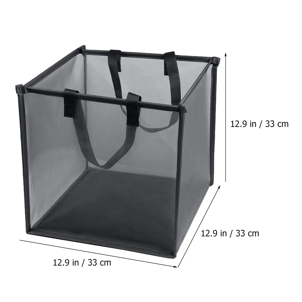 Foldable Mesh Laundry Hamper with Handles - Image 3