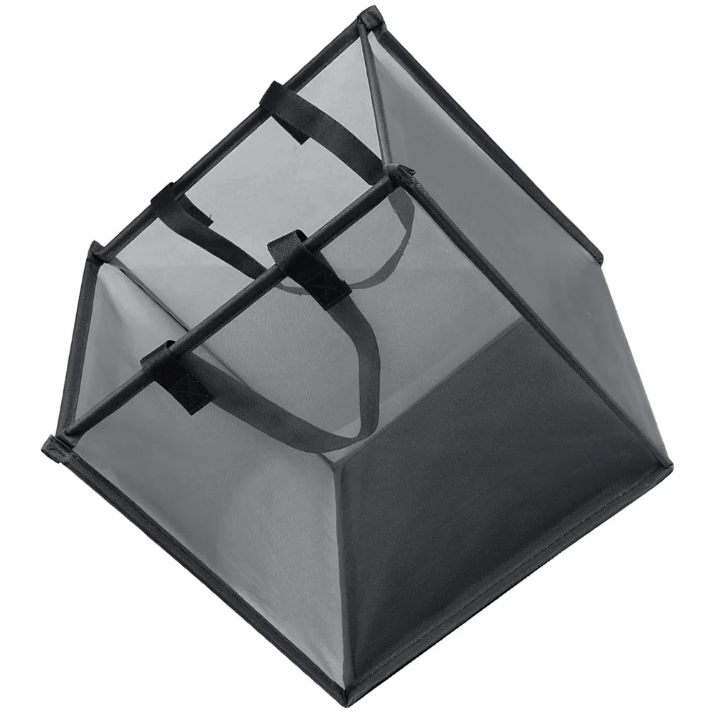 Foldable Mesh Laundry Hamper with Handles - Image 4