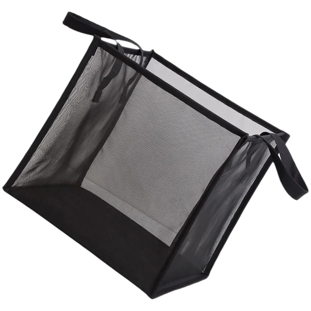 Foldable Mesh Laundry Hamper with Handles - Image 6