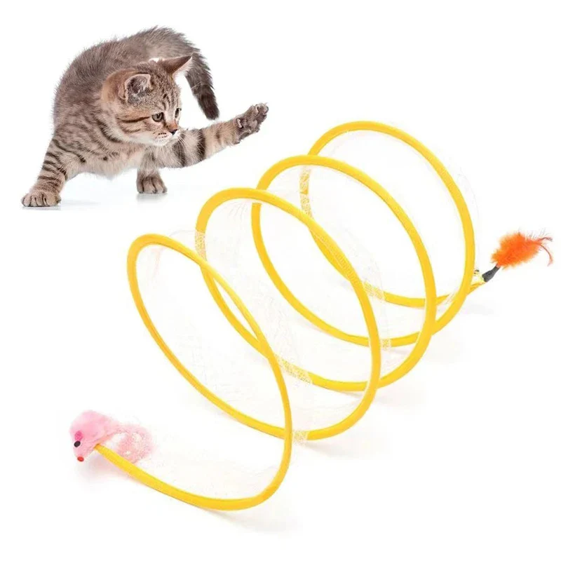 Folded S-Type Spring Cat Tunnel - Image 3