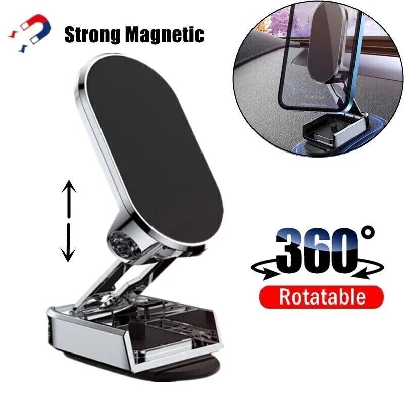 Folding Magnetic Car Phone Holder - Image 4